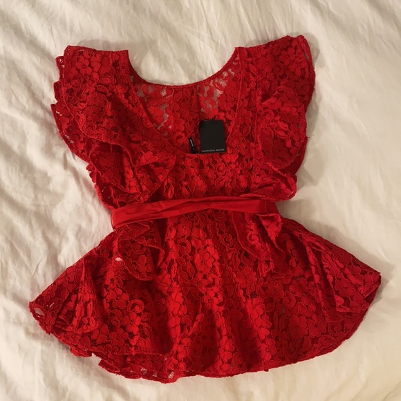 NWT- Marissa Webb Lace Top - Picture 7 of 10